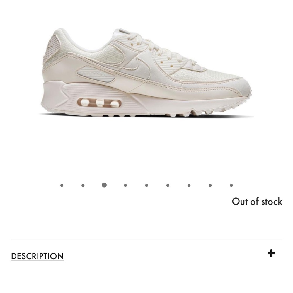 Nike air max 90 cream.